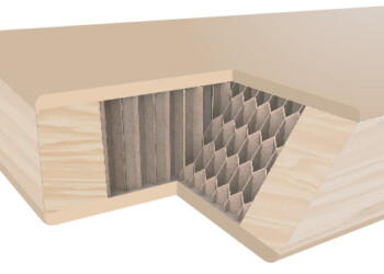 Hollowcore doors are the most commonly used door in residential applications. Hallmark uses a compact honeycomb core, which provides extra rigidity and stability. These are also known as Honeycomb Core.