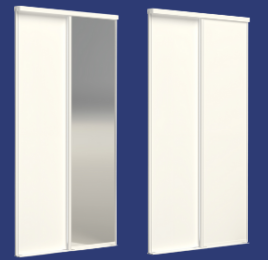 Wardrobe Slider Single with Melamine or Mirror