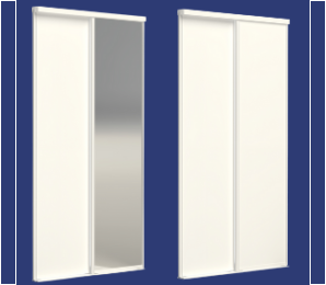 Wardrobe Slider Single with Melamine or Mirror